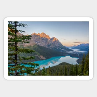 Sunrise on Peyto Lake Banff National Park Canada Alberta Sticker